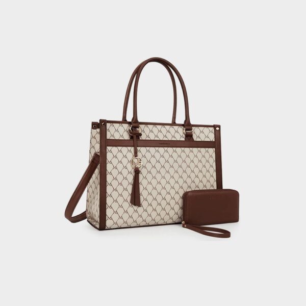 حقيبة كمبيوتر محمول من Missnine، حقيبة كمبيوتر محمول من القماش مقاس 15 6 بوصة، حقائب كتف للعمل، حقيبة يد كاجوال